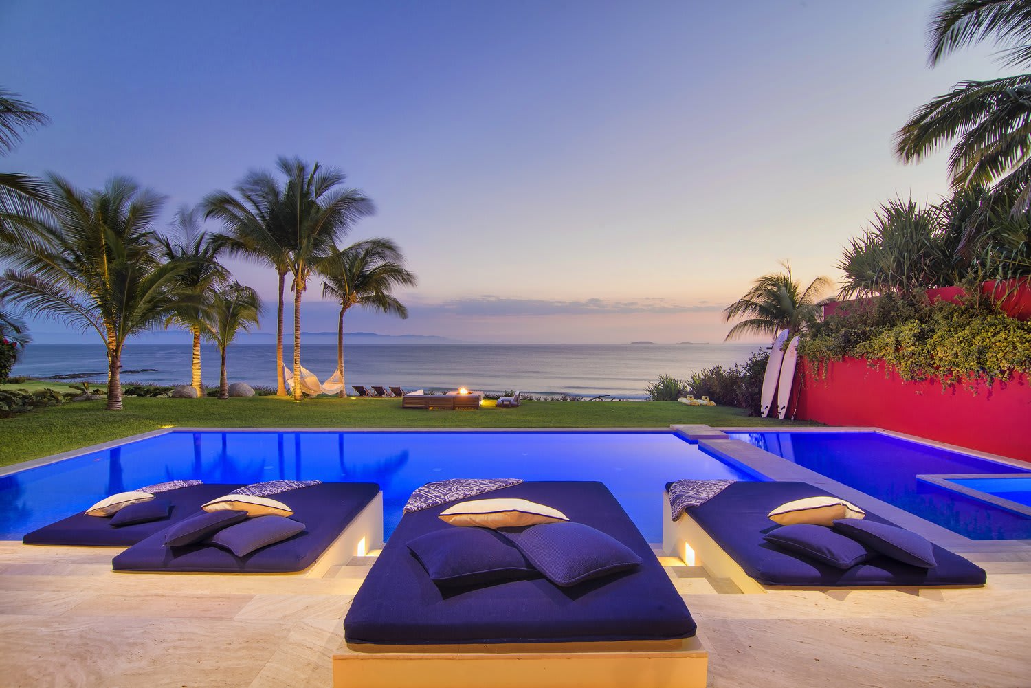 beachfront luxury villa