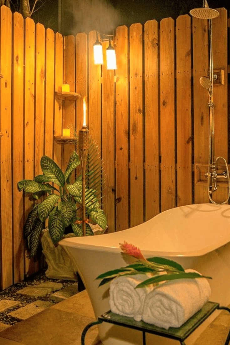 Outdoor spa in Jamaica
